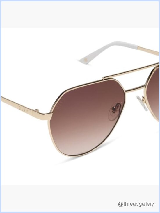 Oversized Aviator Sunglasses for Women main image 5